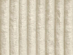 Canapé d'angle compact convertible coffre LUCIEN gros côtelé doux