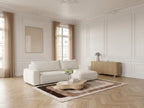 Canapé d'angle réversible convertible HONORE tissu chenille