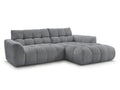 Canapé d'angle fixe JAYA tissu chenille