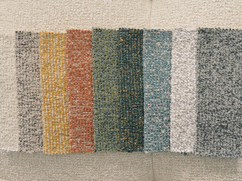 Canapé d'angle fixe MARBLE tissu chiné