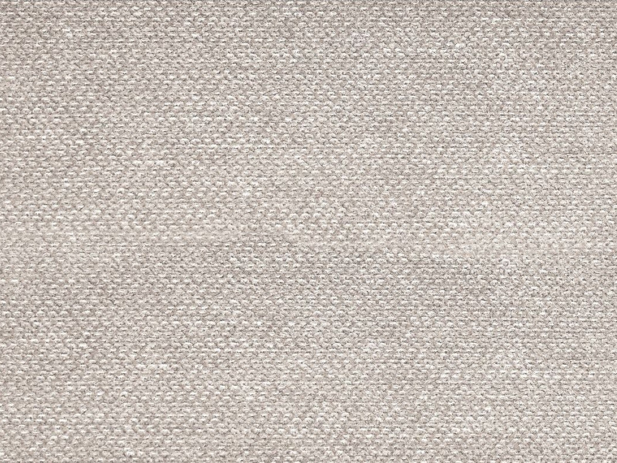 Canapé d'angle fixe modulable MEGEVE tissu chiné avec pouf