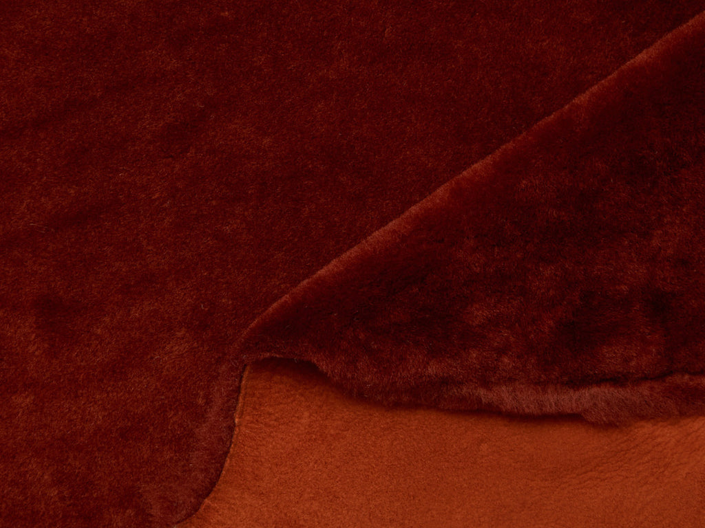 Canapé d'angle L convertible coffre EVEREST coussins en peau lainée