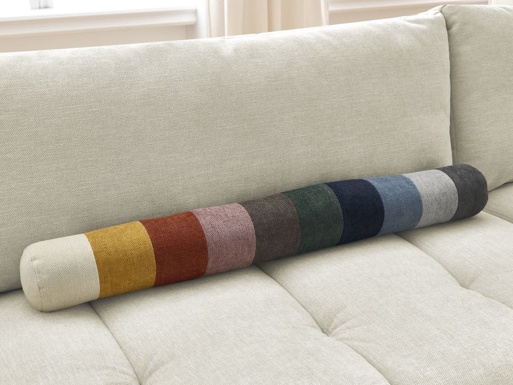 Canapé d'angle L convertible FUJI tissu lisse