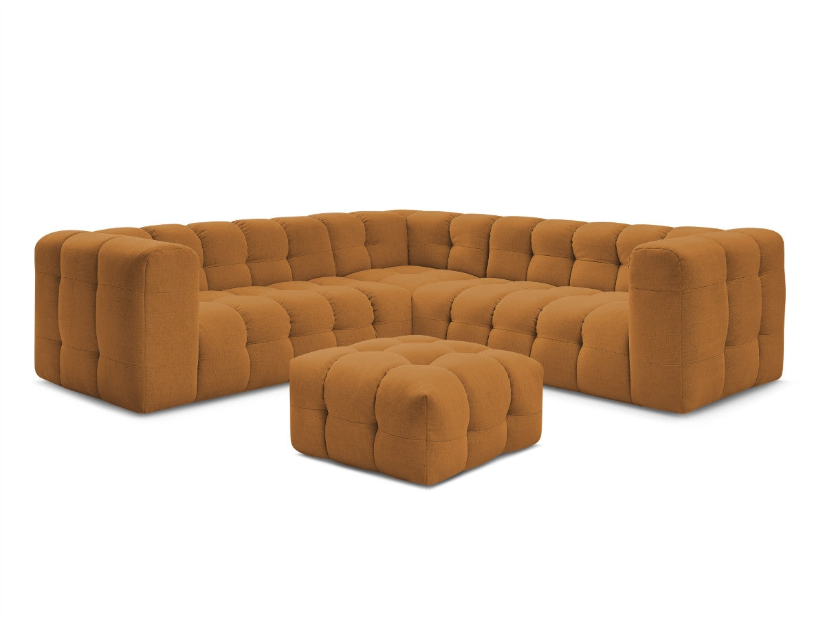 Canapé d'angle réversible CLOUD avec pouf
