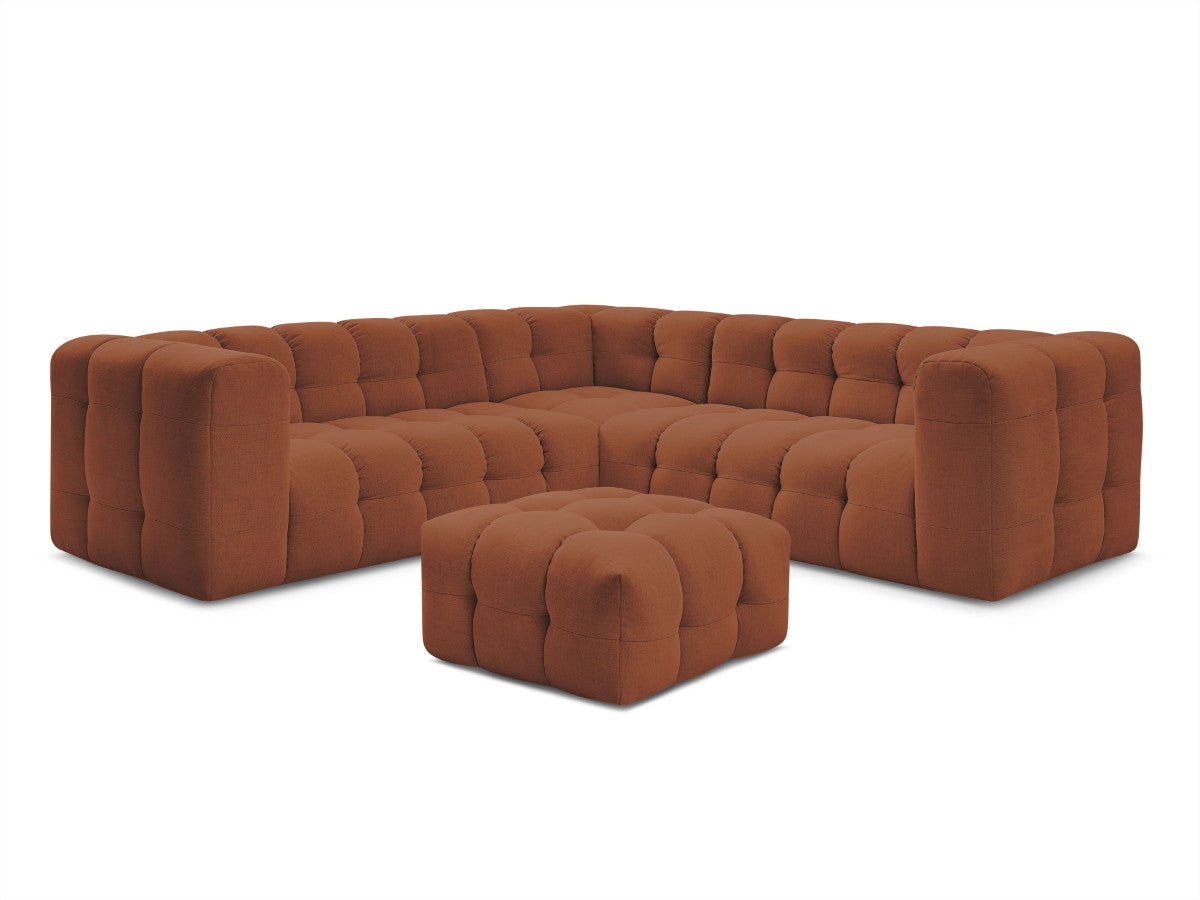 Canapé d'angle réversible CLOUD avec pouf
