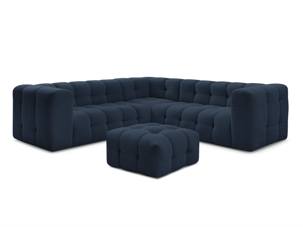 Canapé d'angle réversible CLOUD avec pouf