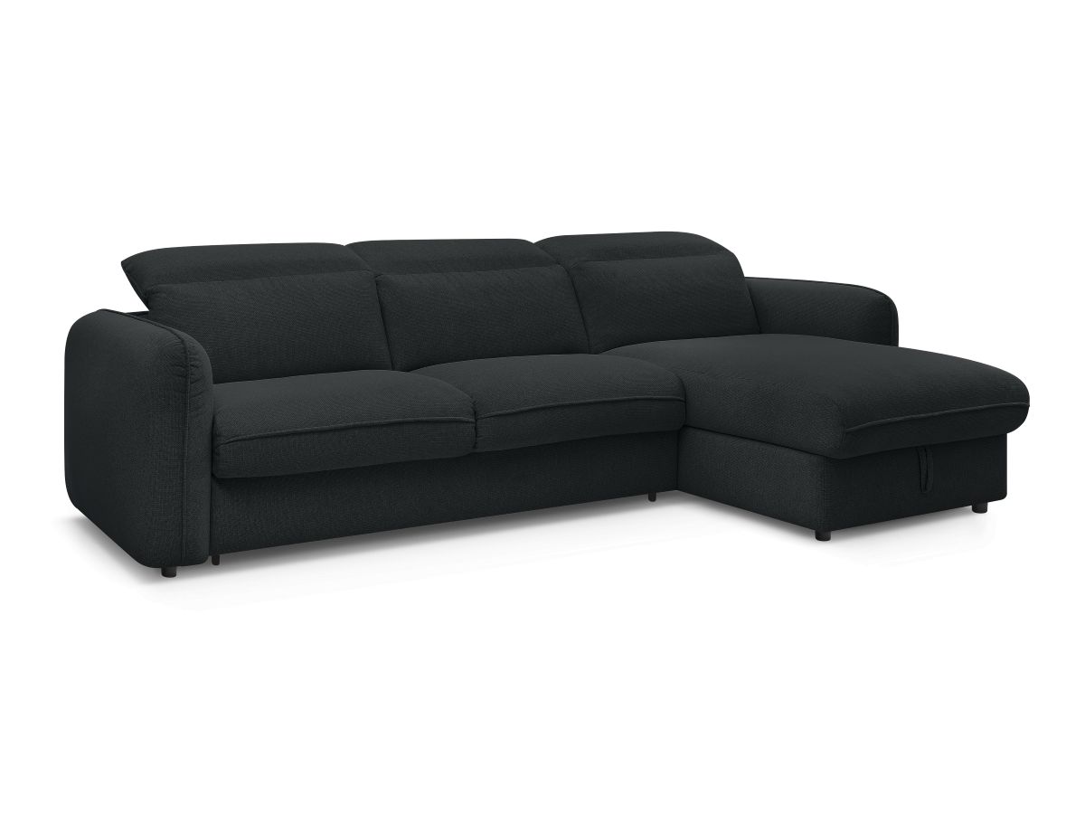 Canapé d'angle réversible convertible ouverture express coffre ACHILLE