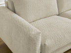 Canapé d'angle réversible convertible NOUVEAU COCOONE ouverture express tissu bouclette
