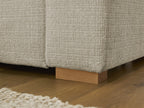Canapé d'angle réversible convertible ouverture express AUGUSTIN tissu texturé
