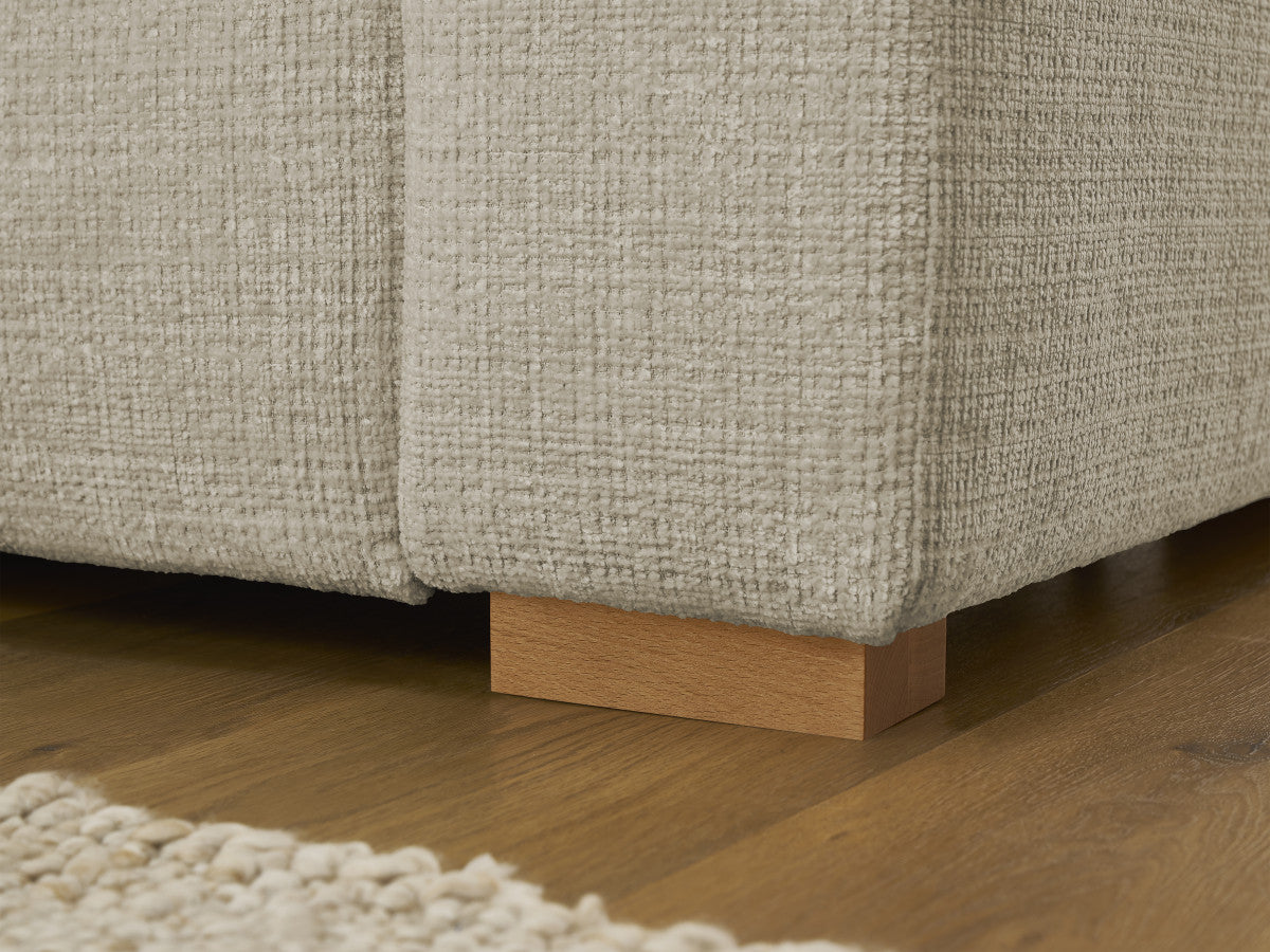 Canapé d'angle réversible convertible ouverture express AUGUSTIN tissu texturé