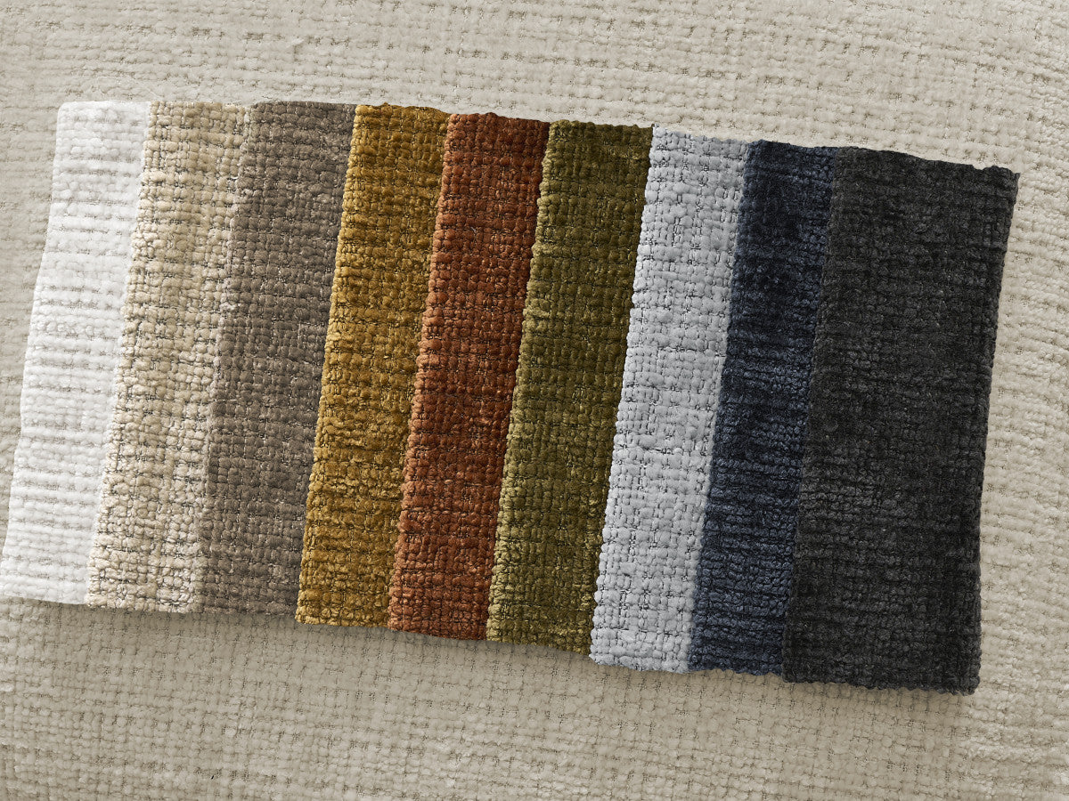 Canapé d'angle réversible convertible ouverture express AUGUSTIN tissu texturé