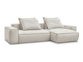 Canapé d'angle réversible ultra moelleux BOHEME cuir végan
