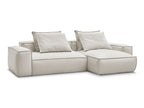 Canapé d'angle réversible ultra moelleux BOHEME cuir végan
