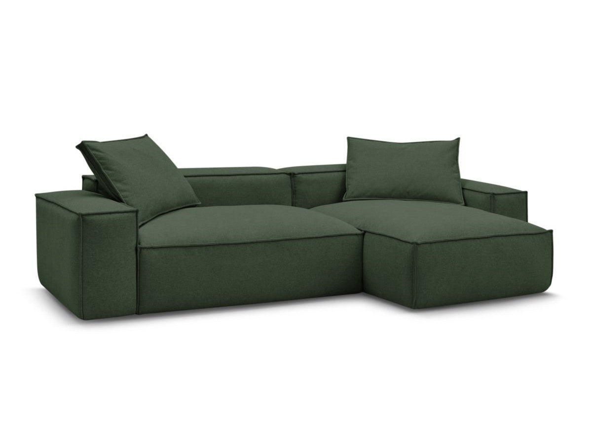 Canapé d'angle réversible ultra moelleux BOHEME tissu chiné