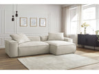 Canapé d'angle réversible ultra moelleux BOHEME tissu chiné