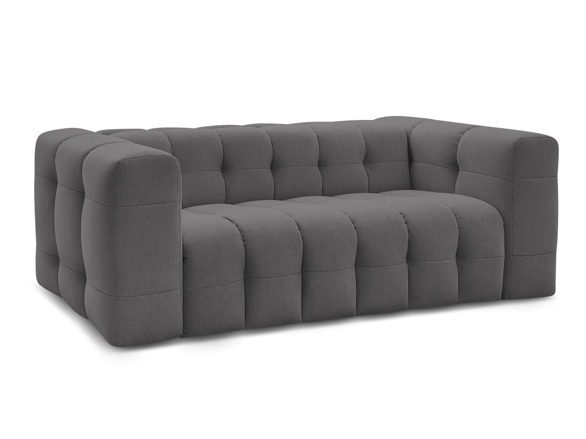Canapé droit convertible ouverture express 3 places CLOUD tissu lisse