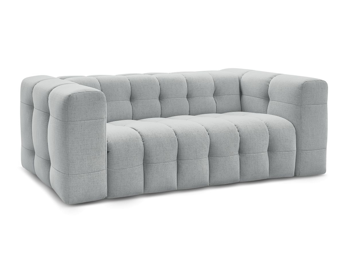 Canapé droit convertible ouverture express 3 places CLOUD tissu lisse