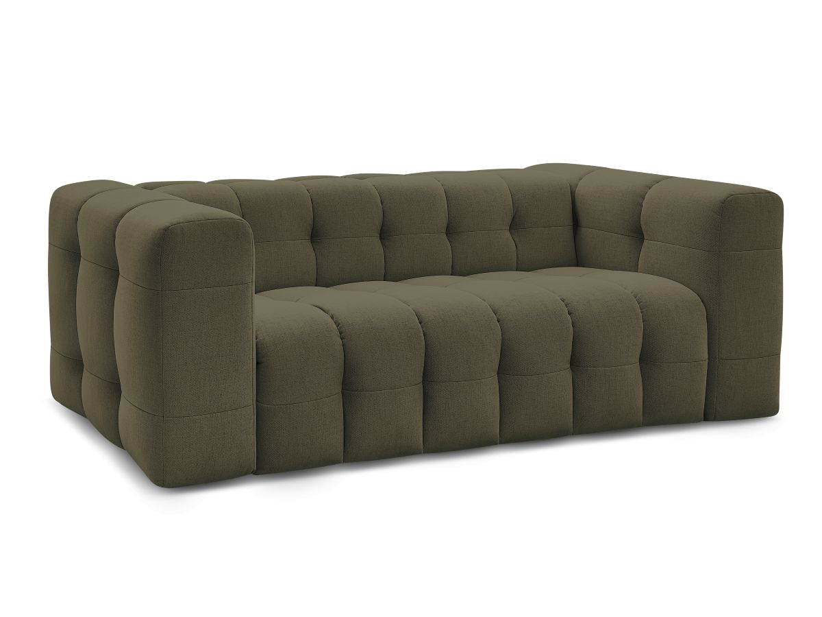 Canapé droit convertible ouverture express 3 places CLOUD tissu lisse