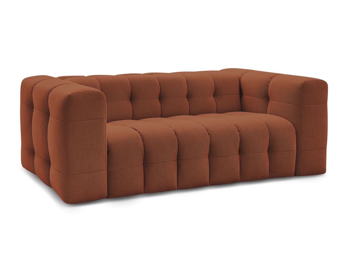 Canapé droit convertible ouverture express 3 places CLOUD tissu lisse