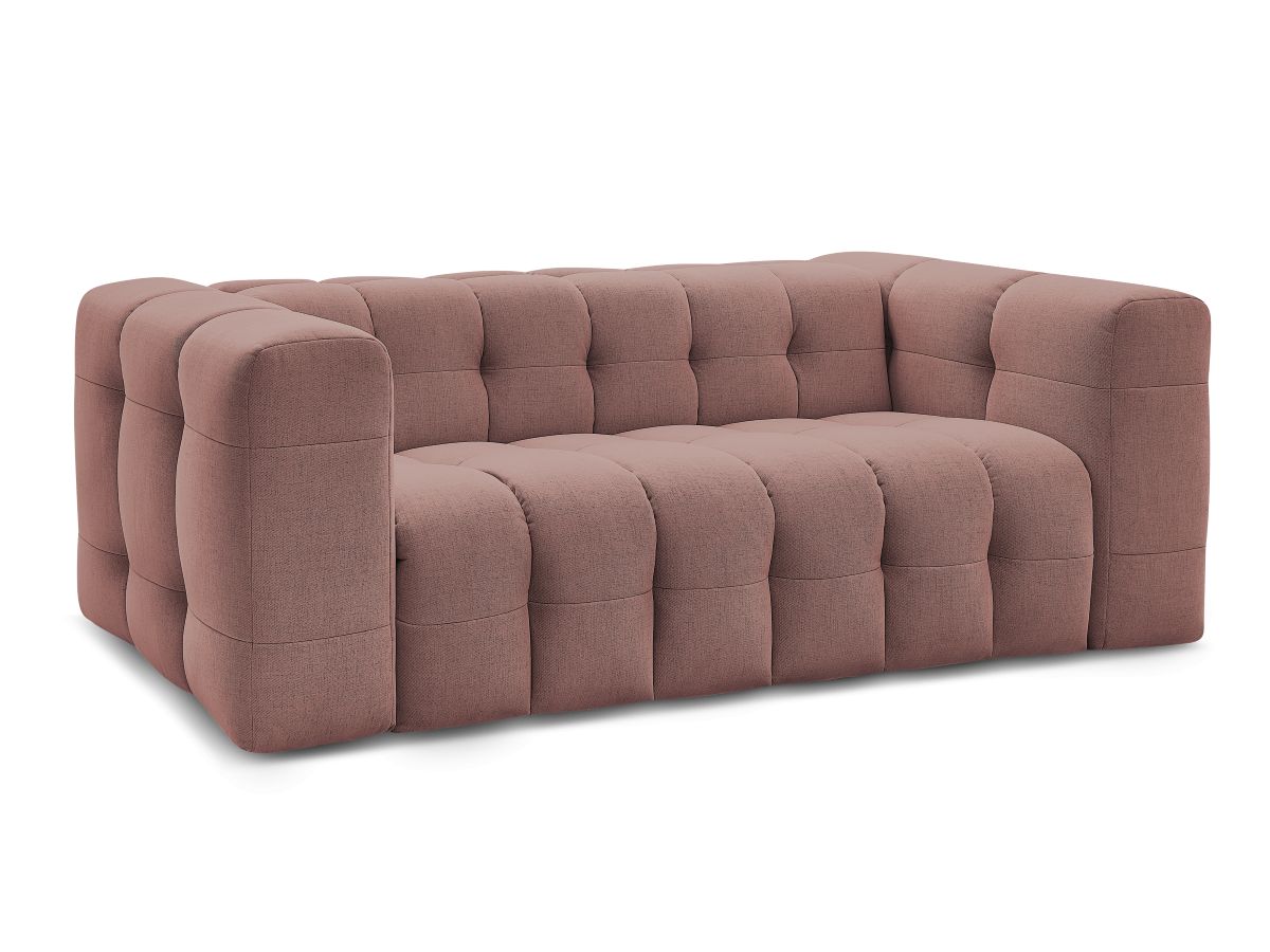 Canapé droit convertible ouverture express 3 places CLOUD tissu lisse