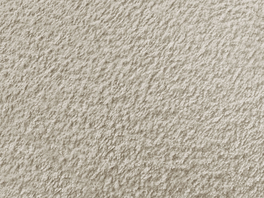 Canapé droit convertible 3 places FUJI tissu bouclette avec pouf