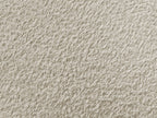 Canapé droit convertible 3 places FUJI tissu bouclette avec pouf