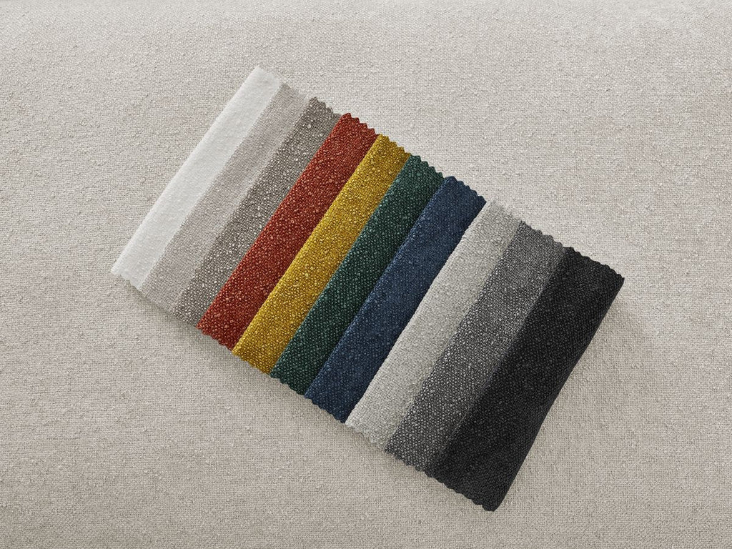 Canapé droit convertible CHELSEA ouverture express tissu texturé