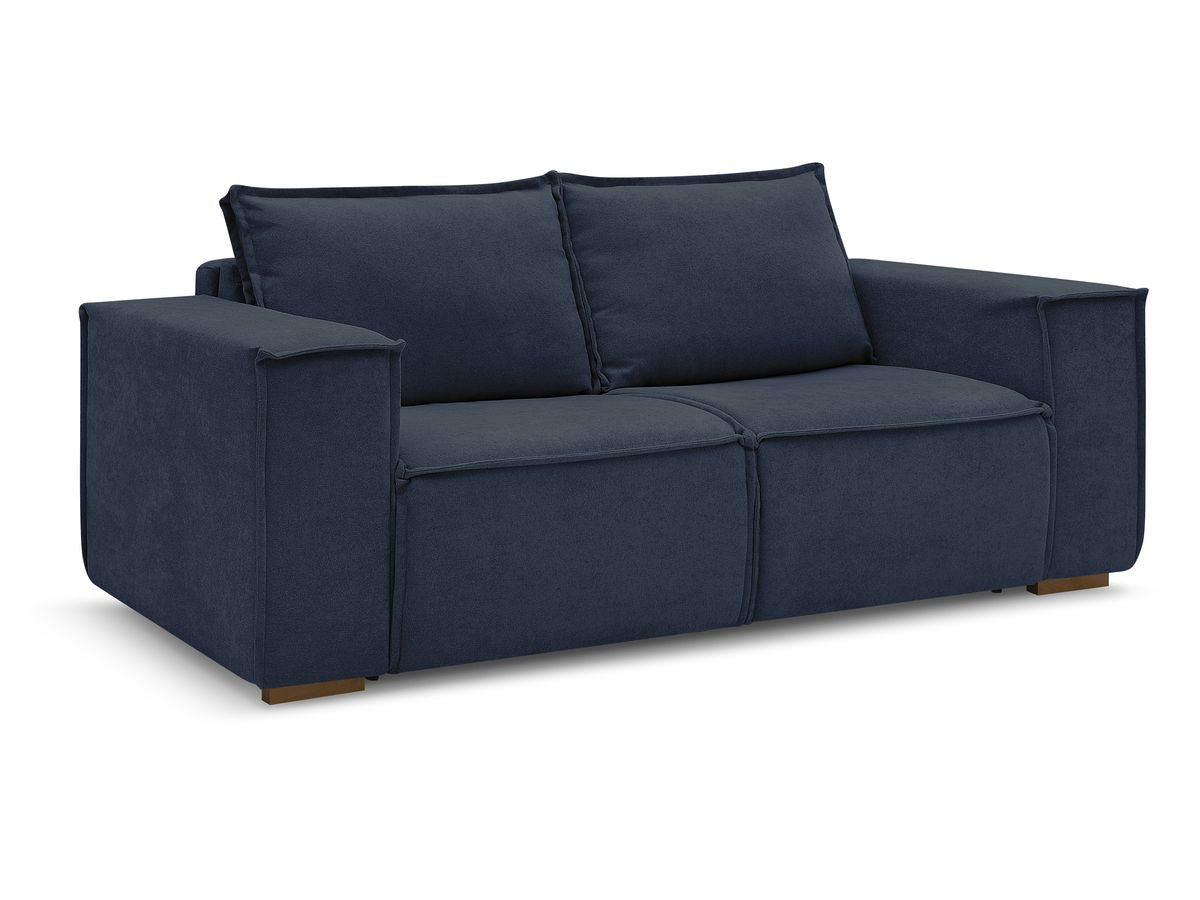 Canapé droit convertible CHELSEA ouverture express tissu texturé