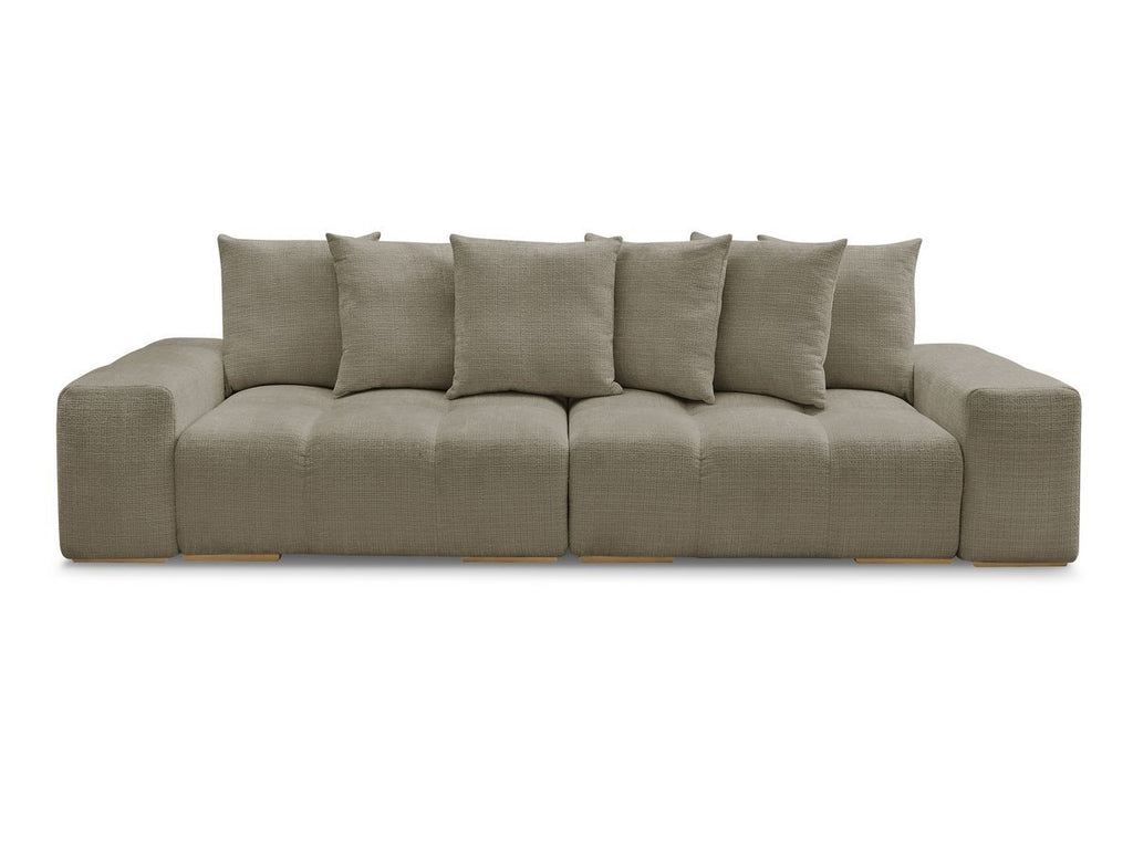 Canapé droit convertible coffre ANAKIN tissu texturé