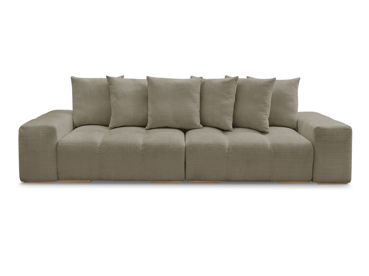 Canapé droit convertible coffre ANAKIN tissu texturé