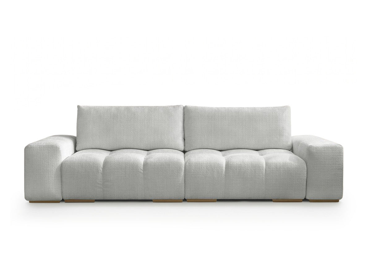 Canapé droit convertible coffre ANAKIN tissu texturé