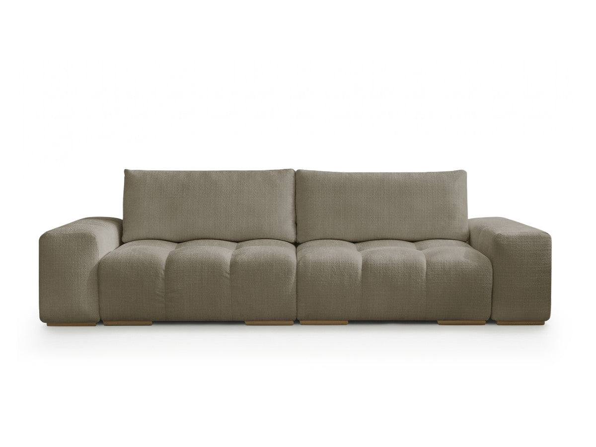 Canapé droit convertible coffre ANAKIN tissu texturé