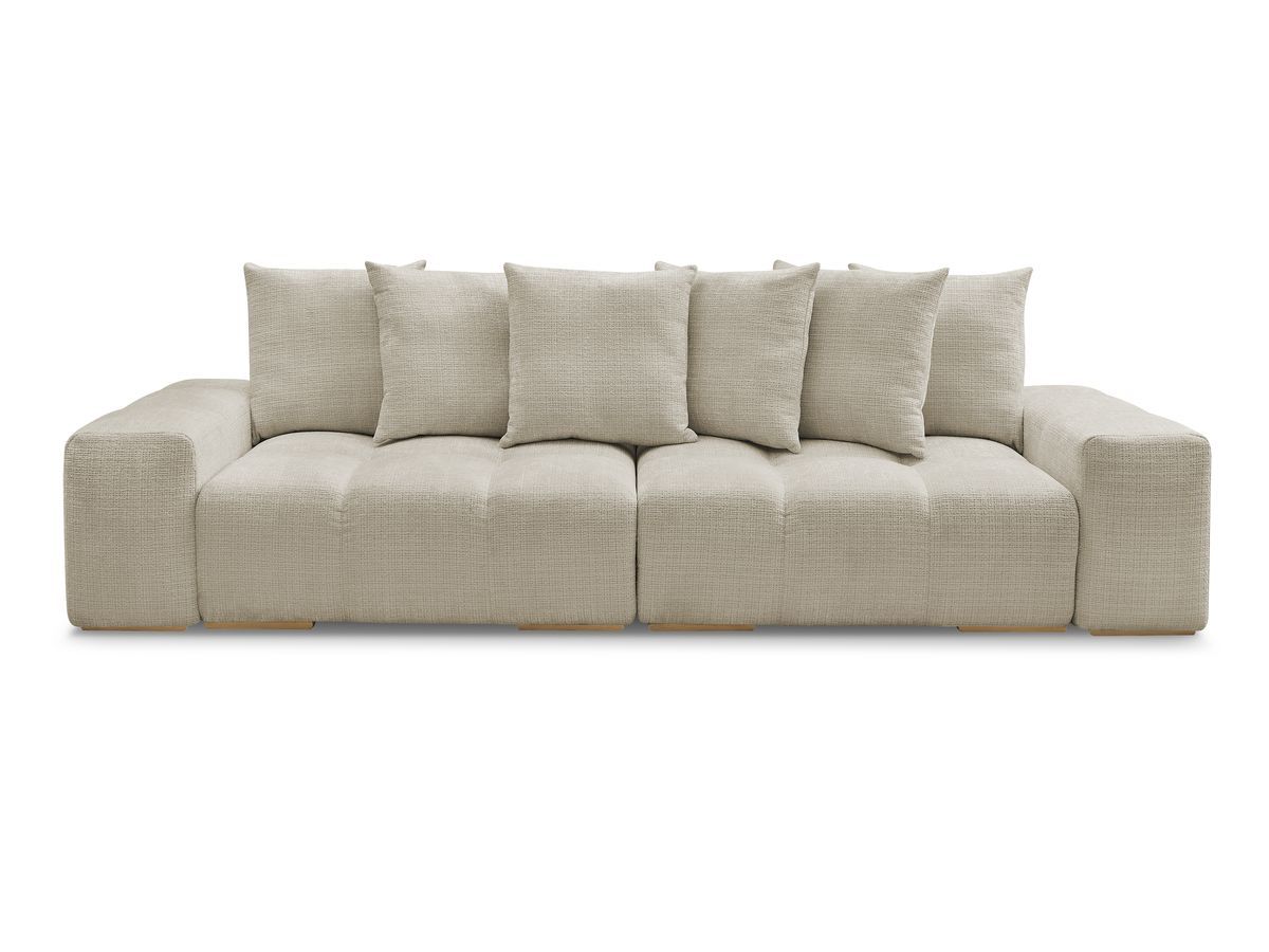 Canapé droit convertible coffre ANAKIN tissu texturé