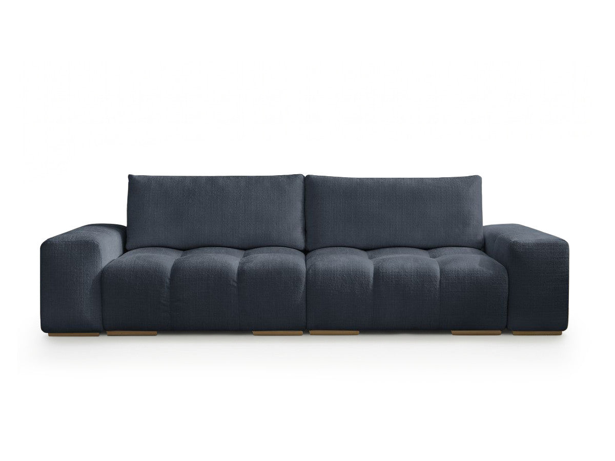 Canapé droit convertible coffre ANAKIN tissu texturé