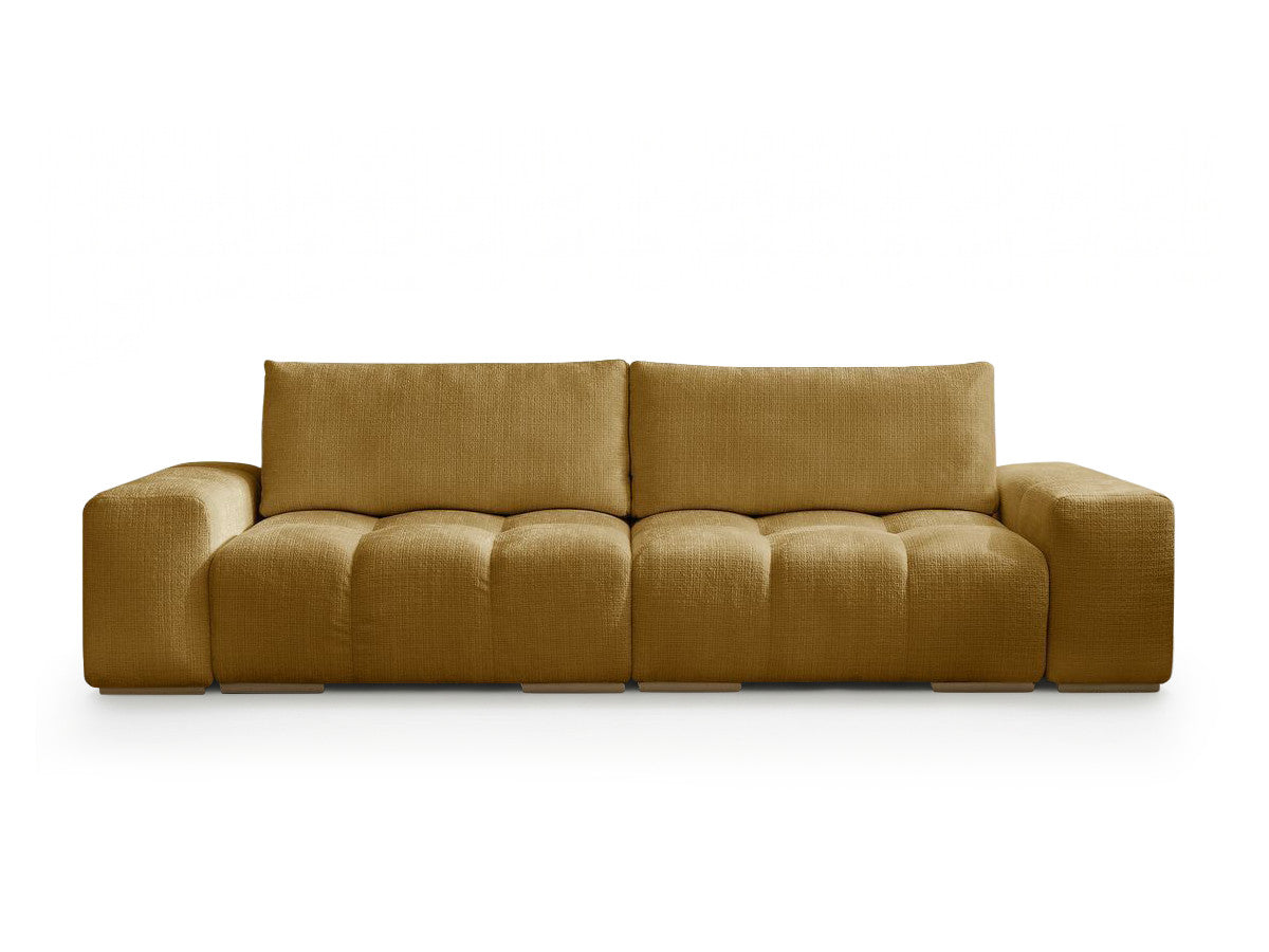 Canapé droit convertible coffre ANAKIN tissu texturé