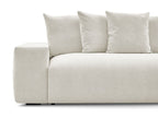Canapé droit convertible coffre VOLTAIRE tissu chiné