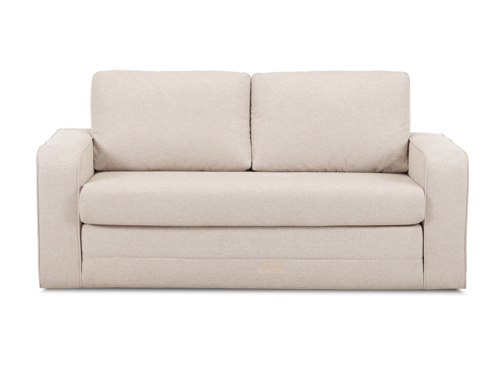Canapé droit convertible déplimousse COME tissu chiné