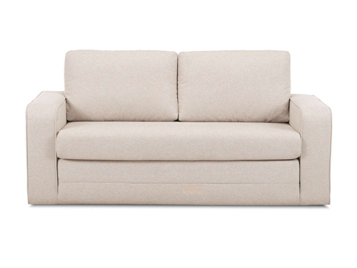 Canapé droit convertible déplimousse COME tissu chiné