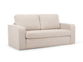Canapé droit convertible déplimousse COME tissu chiné