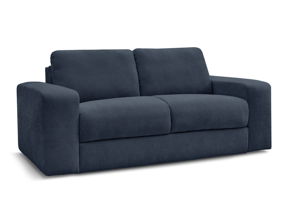 Canapé droit convertible IBIZA ouverture express tissu texturé