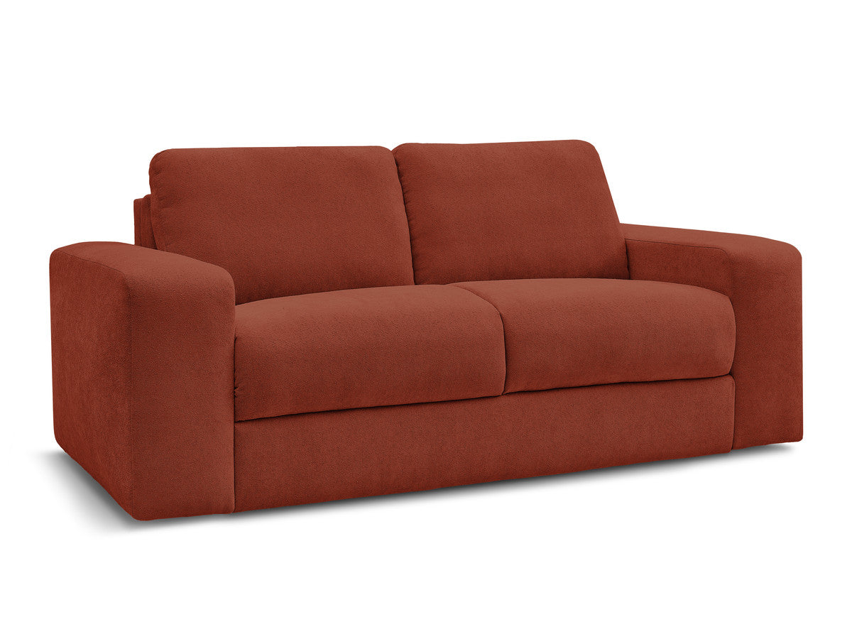 Canapé droit convertible IBIZA ouverture express tissu texturé