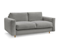 Canapé droit convertible NOUVEAU COCOONE ouverture express tissu lisse
