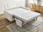 Canapé droit convertible NOUVEAU COCOONE ouverture express tissu lisse