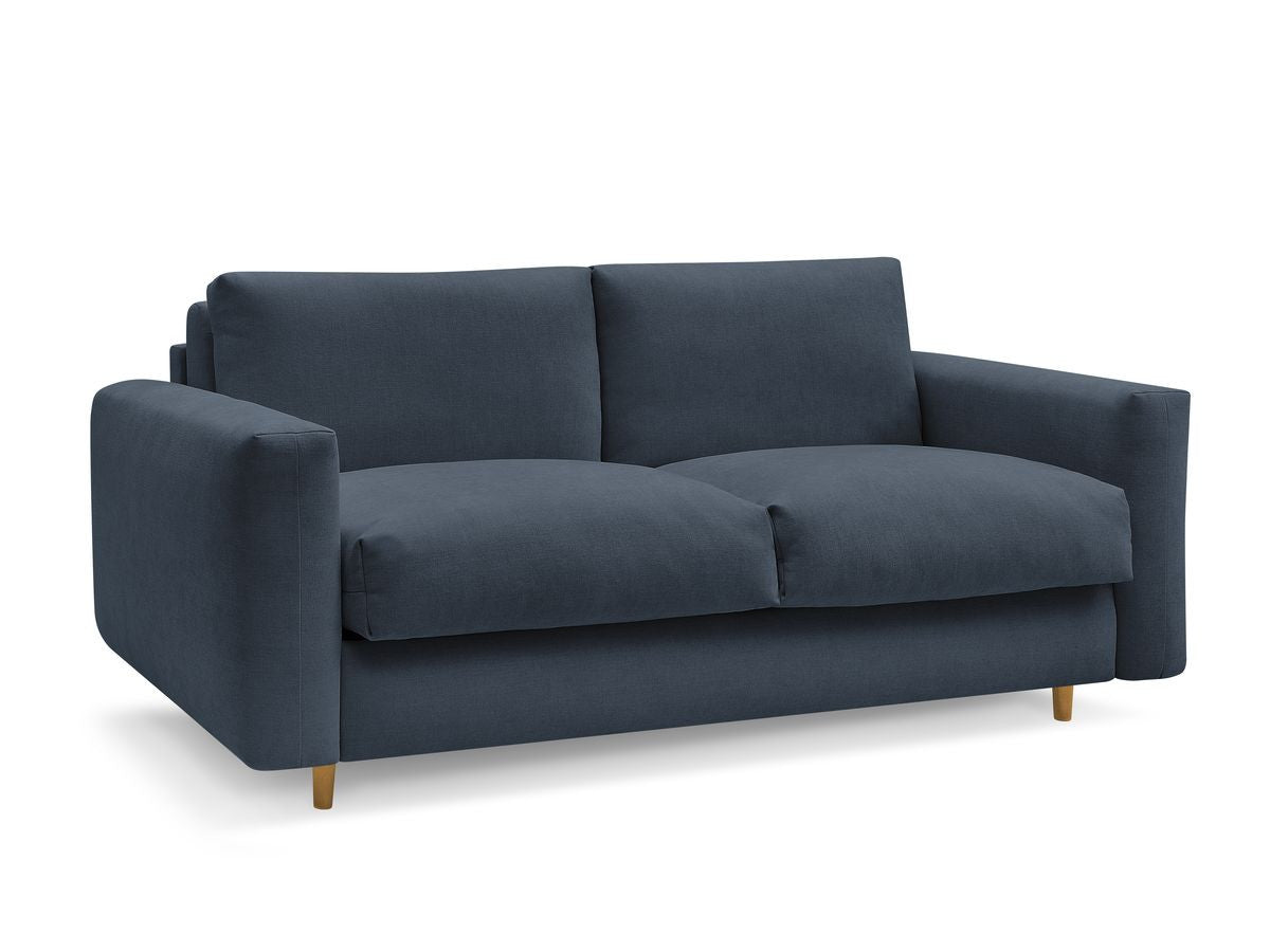Canapé droit convertible NOUVEAU COCOONE ouverture express tissu lisse