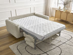 Canapé droit convertible NOUVEAU COCOONE ouverture express tissu texturé