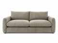 Canapé droit convertible ouverture express 3 places ARCHI tissu velours côtelé gaufré