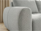 Canapé droit convertible ouverture express 3 places FUJI tissu chiné