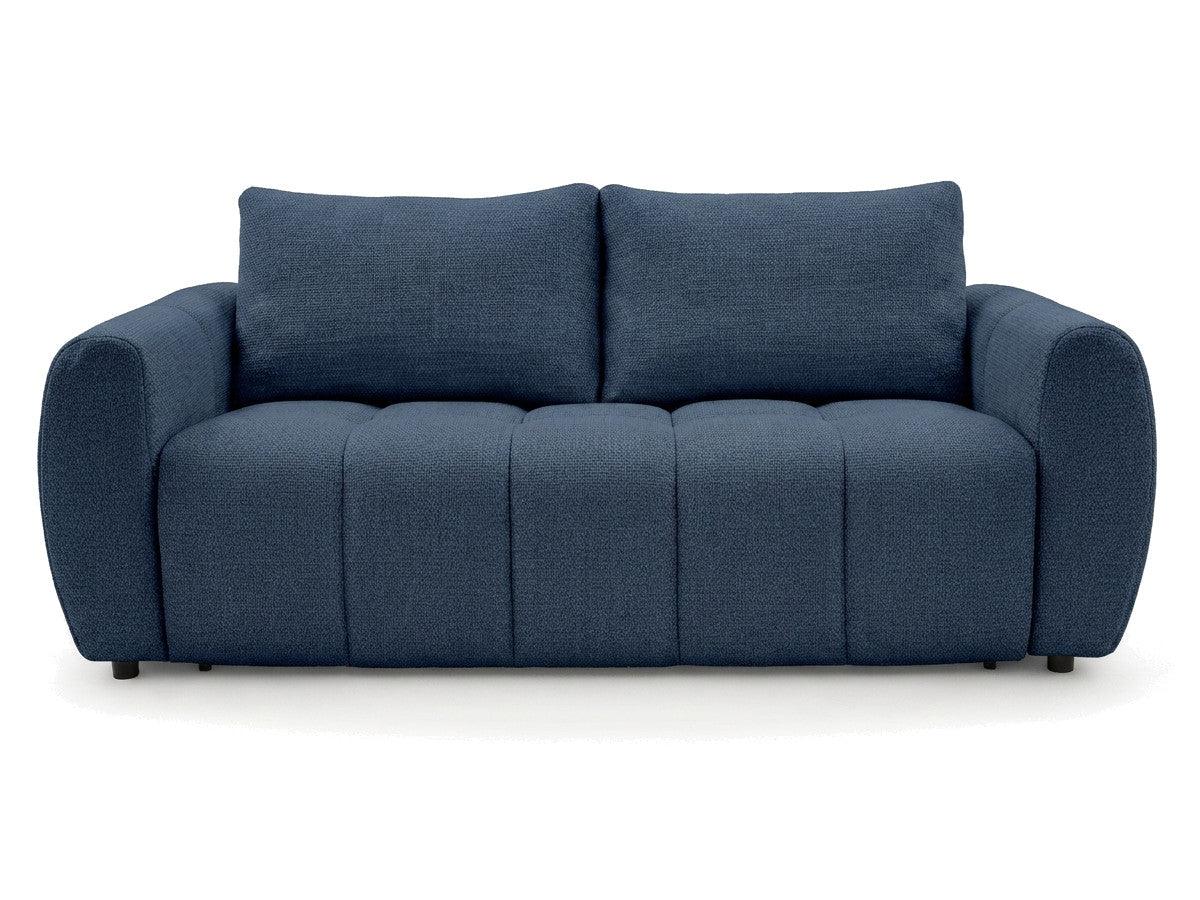 Canapé droit convertible ouverture express 3 places FUJI tissu chiné
