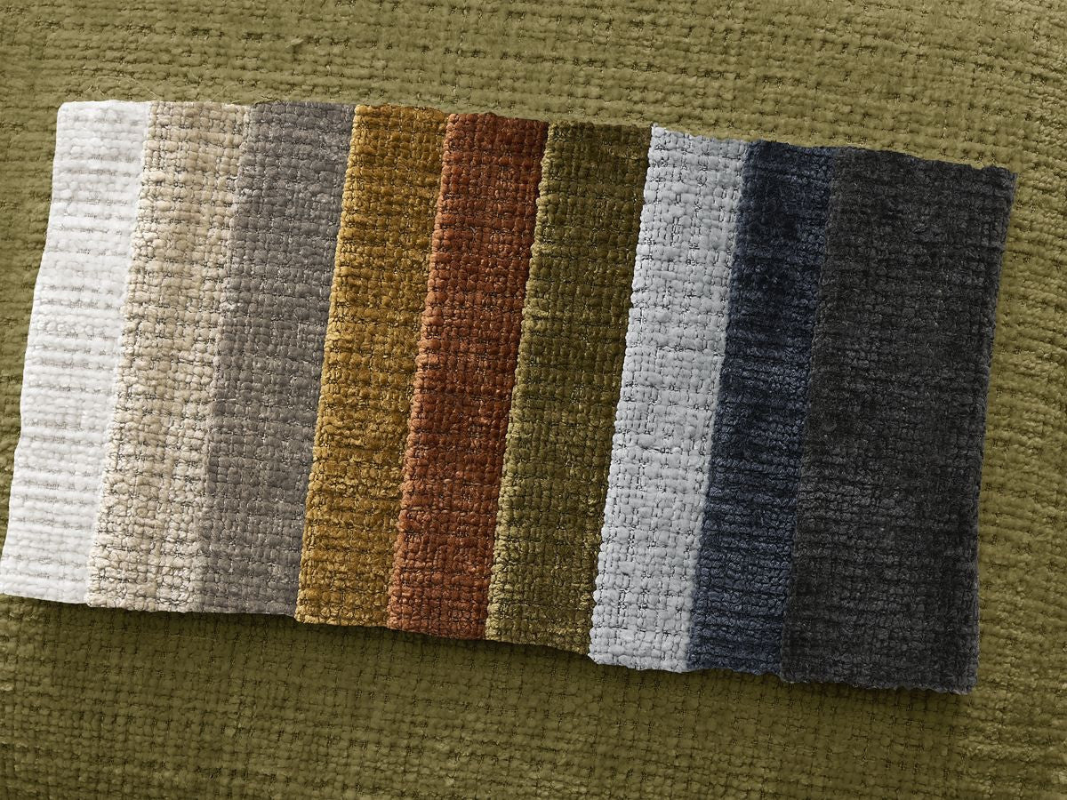 Canapé droit convertible ouverture express AUGUSTIN tissu texturé
