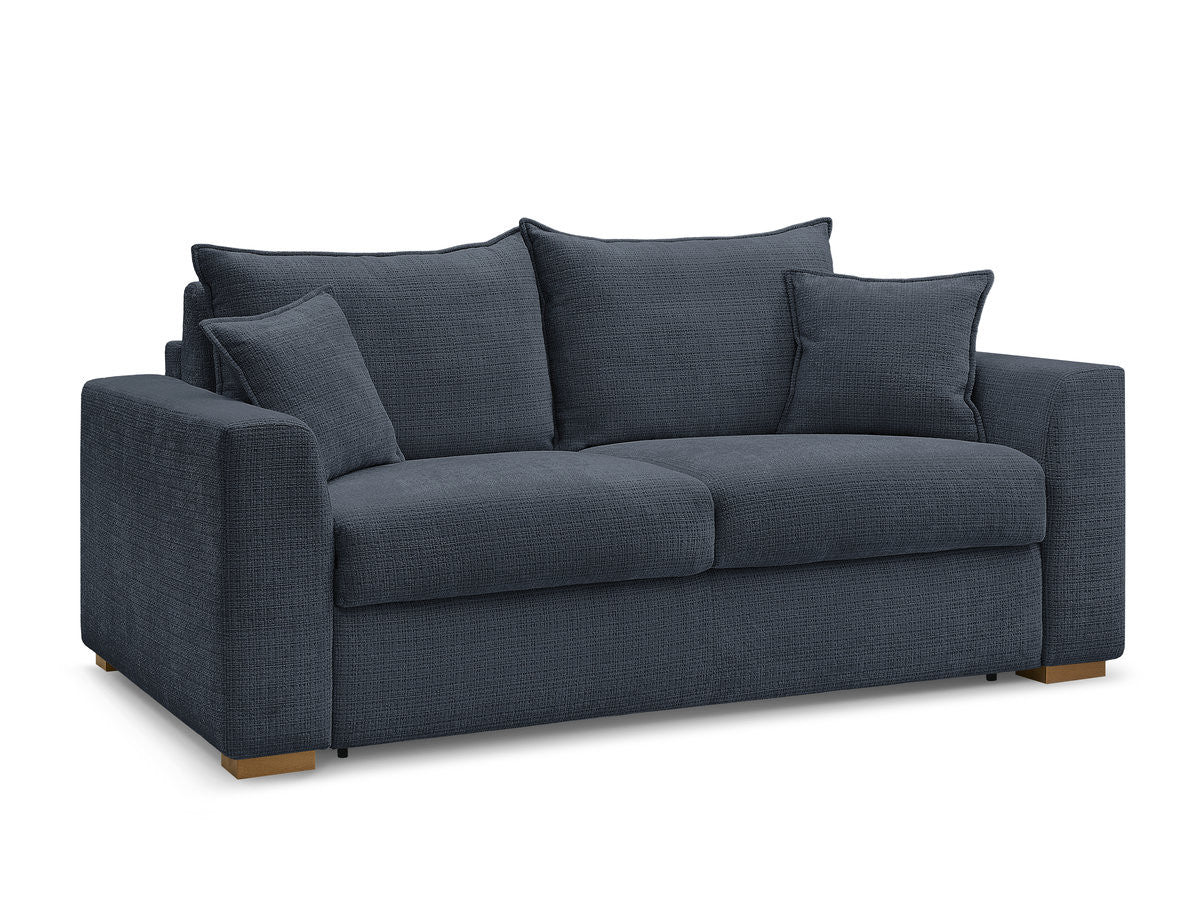 Canapé droit convertible ouverture express AUGUSTIN tissu texturé